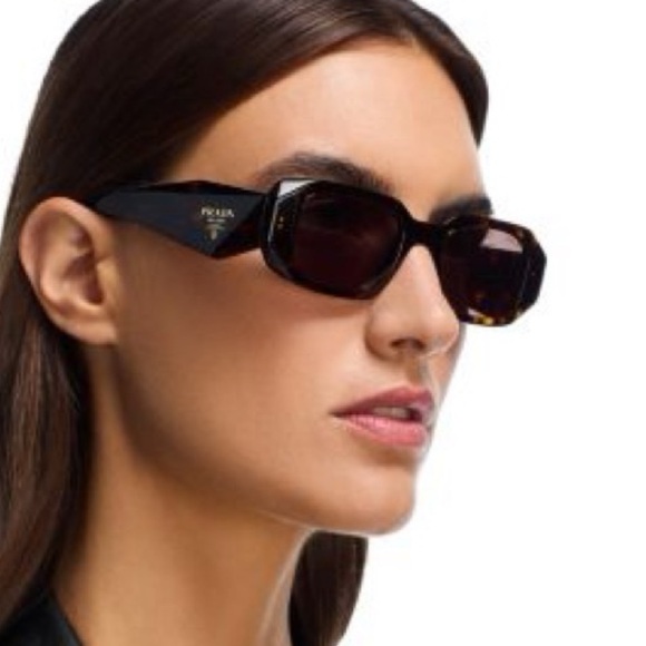 Prada Accessories - Prada Sleek Black Sunglasses